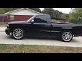Silverado dropped on 22 honey comb wheels
