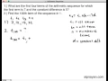 AS03 Arithmetic Sequence Sample Problems 1 and 2