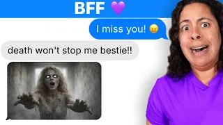 My DEAD BEST FRIEND TEXTED ME BACK!!