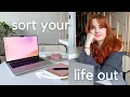 Digitally Organizing my life Notion Tour Time blocking and Free Printables