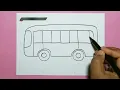 Cara Menggambar Bus yang Mudah Untuk Pemula
