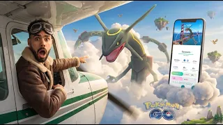 FUNCIONOU!!! PEGUEI O RAQUAZA *ULTRA-RARO* QUE O POKÉMON GO ESCONDEU DE BRASIL!!!