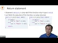 6 4 return statement