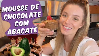 MOUSSE DE CHOCOLATE COM ABACATE - LANCHE RÁPIDO E FÁCIL