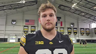 Lucas Allgeyer Iowa Football Media Day 2026