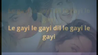 le gayi le gayi karaoke duet cowok no vokal