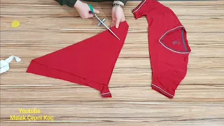 Giyilmeyen Kıyafetlerden Süper Geri Dönüşüm Fikirleri ♻️✂️♻️