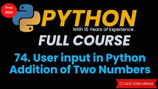 Add two numbers in python User input in Python