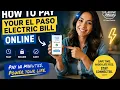 How to pay your El Paso Electric bill online
