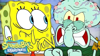 Squidward Hits His Breaking Point Again And Again 90 Minute Compilation SpongeBob 