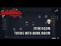 ITEM ROOM TURNS INTO DEVIL ROOM The Binding Of Isaac Repentance