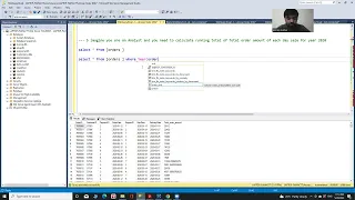 Cumulative Sum OR Running Total of Data in SQL