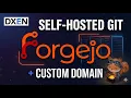 Self Hosted Git Forgejo Setup with a Custom Domain