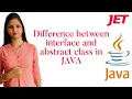 Difference between interface and abstract class in Java