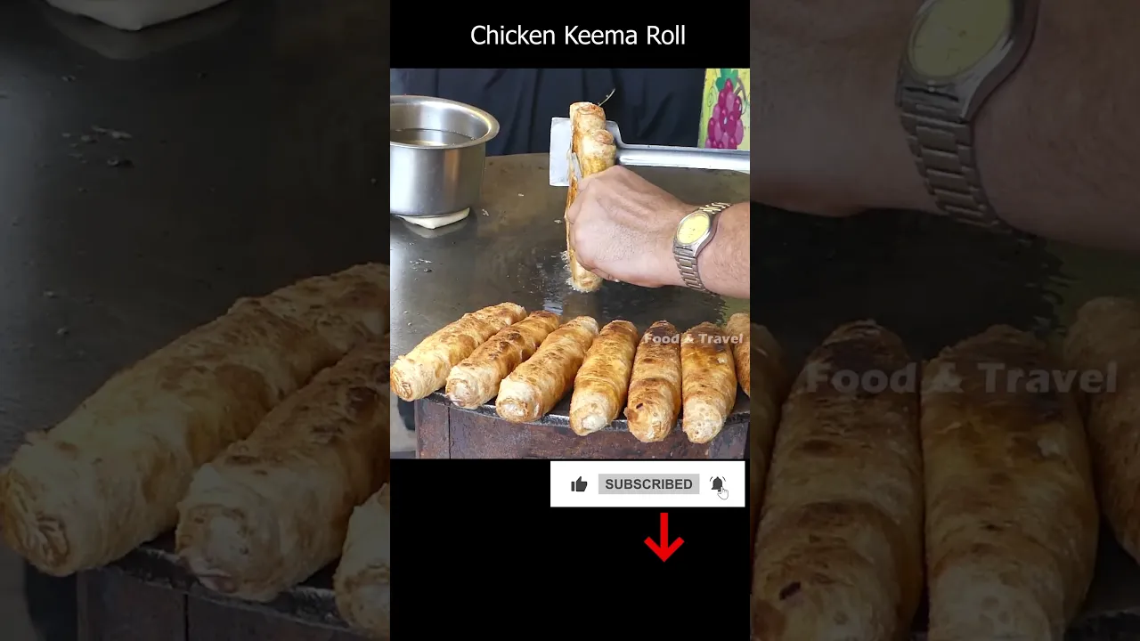 Chicken Keema Roll - Mumbai Street Foods