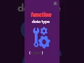 function type - reference data type in JavaScript Part-4 JavaScript Tutorial in 1 minutes