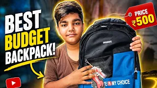 SWISS Mate with Rain Cover bag🎒 ₹450 का Backpack Worth It? पूरा Review! 🤔