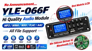 YLE-066F Hi Quality Audio Module | FLAC/WMA/WAV/ACC/MP3 | You Like Electronic™