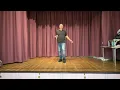 FREESTYLE / REAR FACING DEMO BEGINNER LINE DANCE - Honky Tonk Romp
