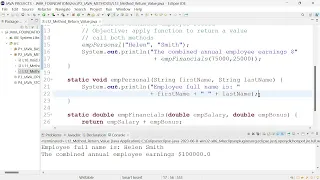 JA13 Return Statement with Java Methods
