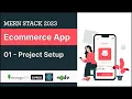 eCommerce mern app project setup mern stack project