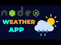 Node js Project For Beginners NodeJS Weather App