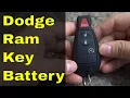 How To Replace Dodge Ram Key Fob Battery