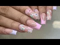 Spring Flower Nail Set Gel-X Set