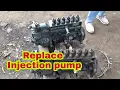 Replace HOWO injection pump