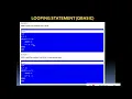 CH - 5 QBASIC PROGRAMMING CONSTRUCT LOOPING STATEMENT PART