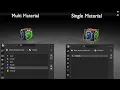 Baking to a single Material from many Materials in Blender