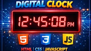 how to make a digital clock in javascript javascript projects for beginners