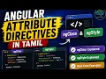 Angular Attribute Directives in Tamil ngClass ngStyle Explained with RealTime Examples