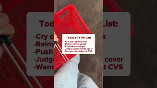 Today s To-Do List CVS Pharmacy