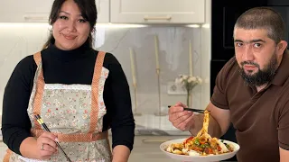 Яплак лагман/Плоский лагман/Уйгурский лагман