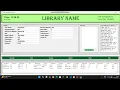 Proj 2 Topic - Library Management System with Python SQL and tkinter