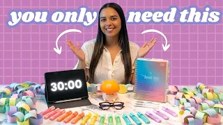 WEEKLY PLANNING RESET: you only need 30 minutes (adhd system that works)