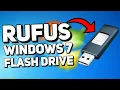 How to Create a Rufus Bootable USB with a Windows 7 ISO File Tutorial