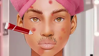 Makeup ASMR full vers. Homeless Transformation Animation Dirty foreign matter management |PUYA ASMR