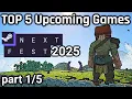 BUILDING Castle HORDE Defense VOXELS CHAOS Castle Craft My Top 5 Next Fest 2025 Part
