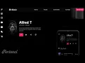 How to create Responsive Music Website Using JavaScript personal portfolio