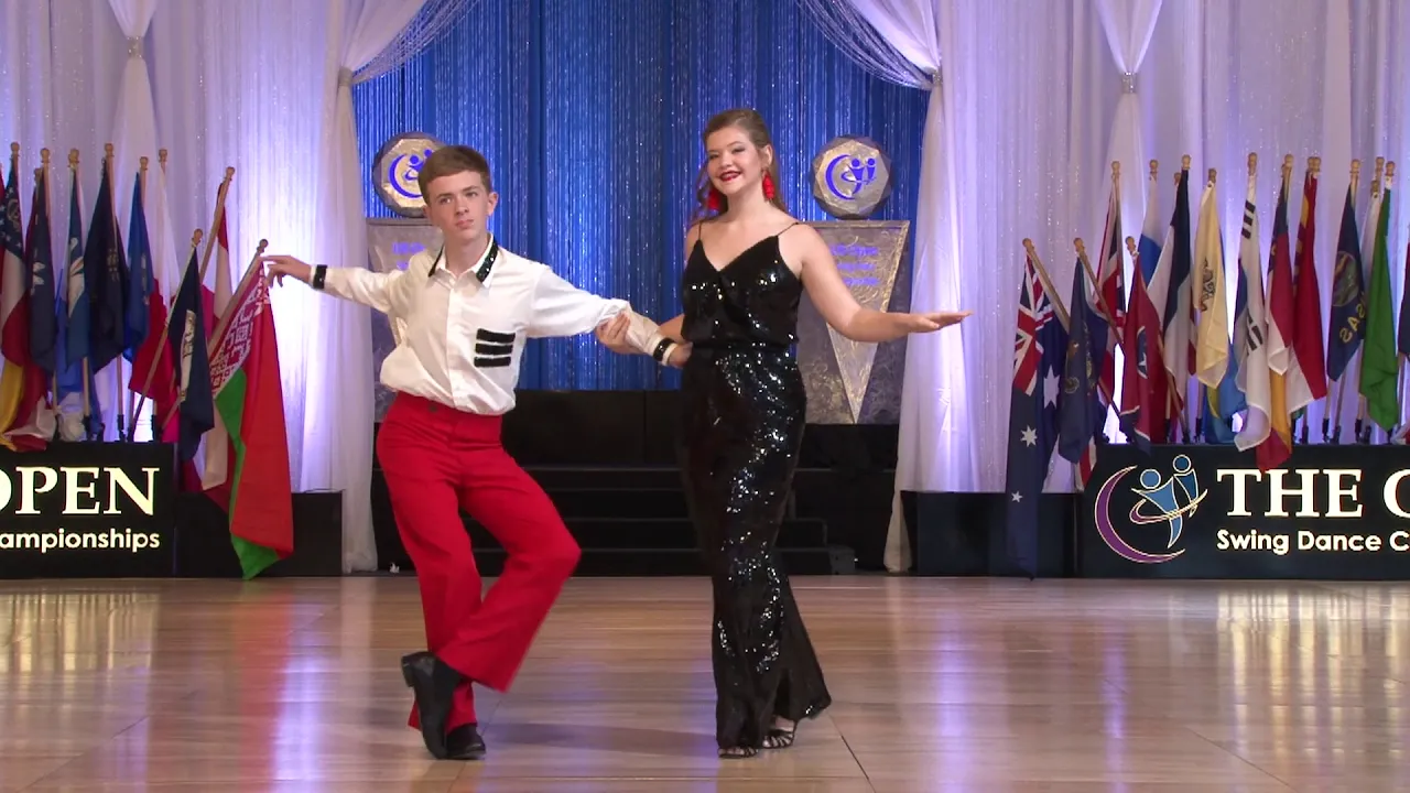 The Open 2018   1st Place Winners   Young America   Tucker Brown and Gracie Pandure