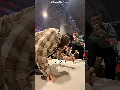 ¡Atravesó el Lamborghini de un golpe! 😱#shorts