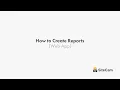 How to Create a Report Web App