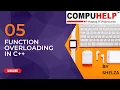 C Tutorials-Function Overloading In Hindi