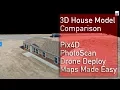 DJI Mavic 2 Pro Drone 3D Model - Pix4D Drone Deploy Maps Made Easy Photoscan comparison