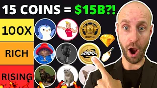 🔥Top 15 *MEMECOINS* UNDER $1 Ready To EXPLODE SOON on Solana?! (Tier List Rankings)