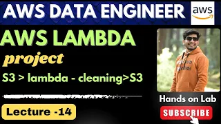 14 AWS Lambda Practical Project AWS Data Engineering