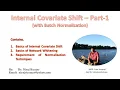 Internal Covariate Shift - Part-1 with Batch Normalization