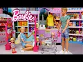 Download Lagu Barbie \u0026 Ken Family Evening Routine - Supermarket Grocery Shopping \u0026 Babysitting